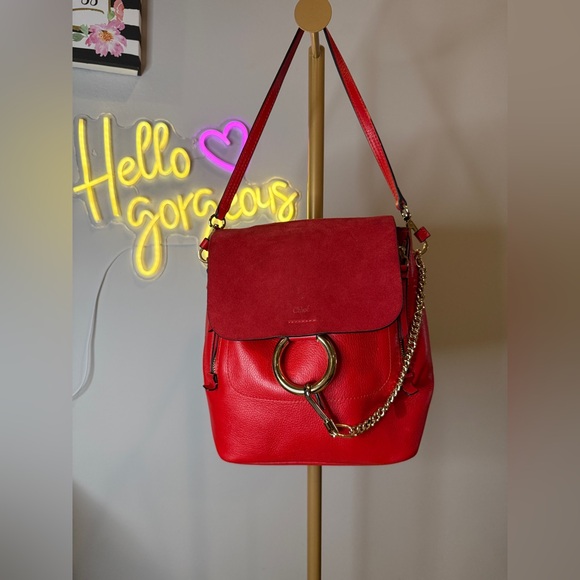 Chloe Red Faye Bag main image 11